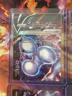 Mewtwo V-UNION [Set of 4] SWSH: Sword & Shield Promo Cards Holo NM - Image 3