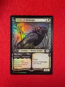 Order Of Midnight - Foil - Showcase - Throne of Eldraine - Magic - MTG - Image 1