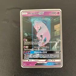 Pokemon Mewtwo GX Secret Rare Shining Legends 78/73 MEWTUBE *NM CONDITION* - Image 5