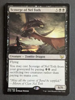 Scourge of Nel Toth Commander 2015 Magic the Gathering MtG (Zombie) - Image 1