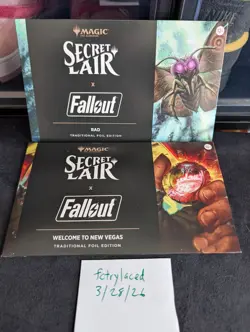 MTG Secret Lair x Fallout - Welcome to New Vegas/Rad Foil Editions​ - Sealed - Image 1