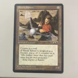 Shield Sphere Alliances MTG Regular Moderately Played - Image 1