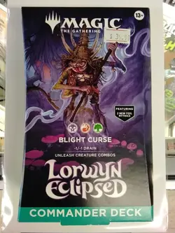 Lorwyn Eclipsed - Commander Deck - Blight Curse New Magic Precon Decks - Image 1