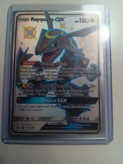 Rayquaza GX - 177a/168 - Alternate Art Shiny Promo, Hidden Fates Pokemon Card NM - Image 1