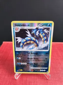 Gyarados 19/100 Diamond & Pearl Stormfront REVERSE HOLO Rare Pokemon NM - Image 1