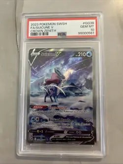 Suicune GG38/GG70 PSA 10 GEM MINT Crown Zenith Galarian Gallery Pokemon Card - Image 2