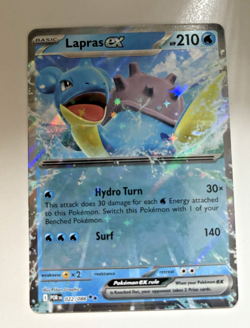 Lapras ex 022/088 - Double Rare - Pokemon TCG: Perfect Order - English - Image 1