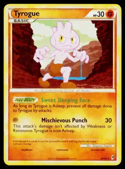 Tyrogue - Normal #36/95 Rare Pokemon Call of Legends MP - Image 1