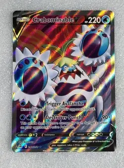 Crabominable V 248/264 NM/M SWSH08 Fusion Strike Full Art Pokemon TCG - Image 1