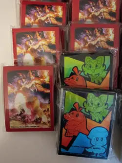 POKEMON Standard 65 Card Sleeve Pack Lot Of 24 Premium Sleeves Charizard Arceus - Image 2