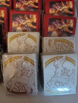 POKEMON Standard 65 Card Sleeve Pack Lot Of 24 Premium Sleeves Charizard Arceus - Image 5