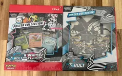 Pokemon Sam's Club Black Bolt Binder + Poster Collection Bundle IN HAND - Image 1