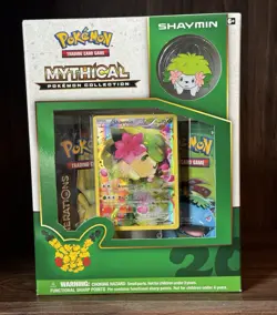 Pokemon TCG Shaymin Mythical Pokemon Collection Box New Sealed Generations 2016 - Image 1