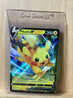 Pokemon TCG Pikachu V SWSH Black Star Promos SWSH285 Holo Promo NM/M - Image 1