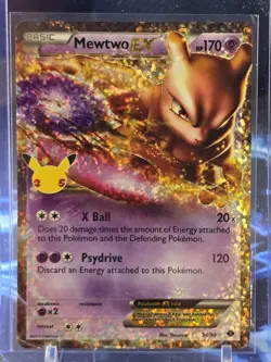 Pokemon Holo 25th Lot Mewtwo EX 54/99 Reshiram 113/114 Garchomp C LV.X English - Image 3