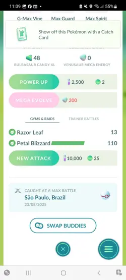 Pokemon Go Shiny Venusaur ( Gigantamax ) - Image 2