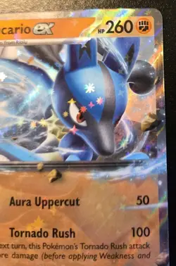 Lucario EX 051/131 Double Rare Prismatic Evolutions Pokemon TCG - Image 3