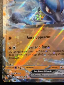 Lucario EX 051/131 Double Rare Prismatic Evolutions Pokemon TCG - Image 4