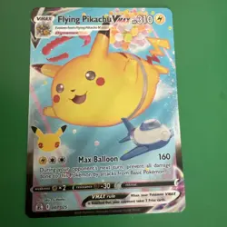 2021 Pokemon Celebrations Flying Pikachu VMAX 007/025 Full Art Ultra Rare Holo - Image 1