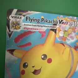 2021 Pokemon Celebrations Flying Pikachu VMAX 007/025 Full Art Ultra Rare Holo - Image 4