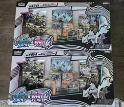 Pokemon TCG Unova Heavy Hitters Premium Collection Black Bolt & White Flare X2 - Image 1