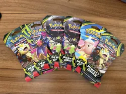 Lot of 6 Pokemon TCG Perfect Order Art Sleeved booster packs - Image 1