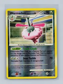 Wormadam Trash Cloak 43/132 Rare Secret Wonders Pokemon Reverse Holo LP - Image 1