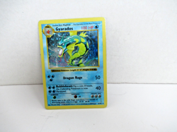 1999 POKEMON TCG GYARADOS HOLO BASE SET SHADOWLESS UNLIMITED RARE 6/102 LP - Image 1