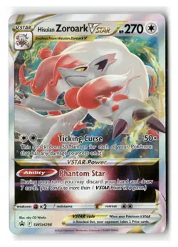 Hisuian Zoroark VSTAR SWSH298 Holofoil Promo Sword & Shield Promo Pokemon NM - Image 1