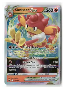 Simisear VSTAR 023/159 Holo Rare VSTAR Crown Zenith Pokemon Near Mint - Image 1