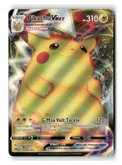 Pikachu VMAX 044/185 Full Art Ultra Rare Vivid Voltage Pokemon Near Mint - Image 1