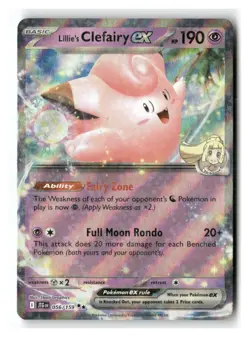 Lillie's Clefairy ex 056/159 Double Rare Journey Together Pokemon Near Mint - Image 1