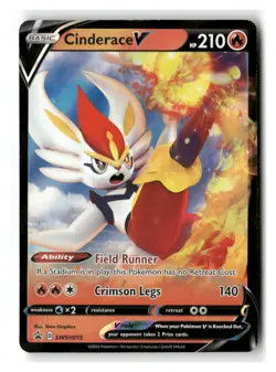 Cinderace V SWSH015 Holo Promo Sword & Shield Promo Pokemon Near Mint - Image 1