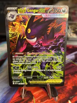 Mega Gengar EX 284/217 SIR Secret Full Art Pokemon Ascended Heroes - Image 1