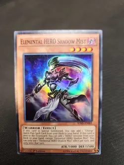 Elemental HERO Shadow Mist SDHS-EN001 Super Rare 1st Edition Yugioh NM - Image 1
