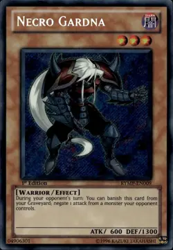 Necro Gardna EU 1st Ed Secret Rare RYMP-EN009 Yu-Gi-Oh! - Image 1