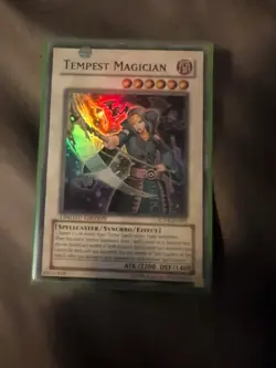 Yu-Gi-Oh! TCG Tempest Magician Limited Edition Super Rare SOVR-ENSE1 LP - Image 1
