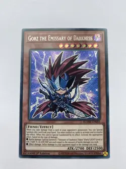 Yu Gi Oh - BLMM-EN005 Gorz The Emissary Of Darkness - Secret Rare - Image 1