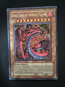 Yugioh! SOI-EN001 Uria, Lord of Searing Flames 1st Edition - Image 1