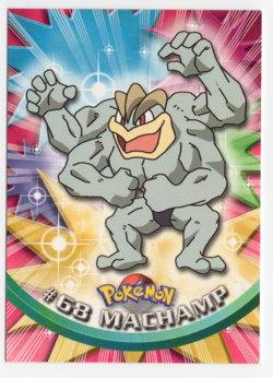 Machamp #68 Topps TV Animation Edition Pokemon Card - Image 1