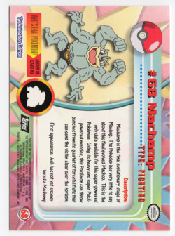 Machamp #68 Topps TV Animation Edition Pokemon Card - Image 2