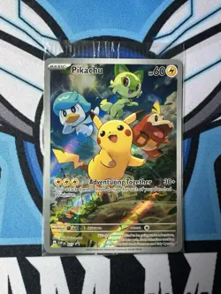Pikachu SVP027 Paldea Evolved Elite Trainer Box Sealed Pokemon Promo Card - Image 1