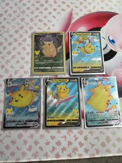 Pokemon Pikachu Celebrations Surfing Flying V Vmax - Image 1