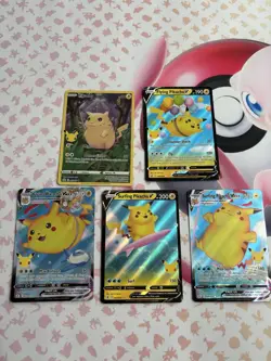 Pokemon Pikachu Celebrations Surfing Flying V Vmax - Image 2
