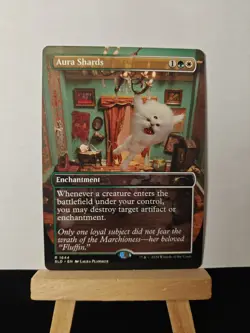 Aura Shards MTG SLD 1644 Rare Secret Lair Drop Selesnya Enchantment Hate - Image 1