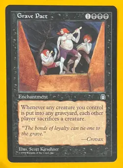 MTG GRAVE PACT Stronghold (OldManMTG 006-085) - Image 1