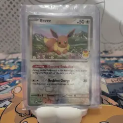 Pokemon TCG - Eevee 074/131 - Pokemon Day - Stamped Sealed Promo Card - Image 1