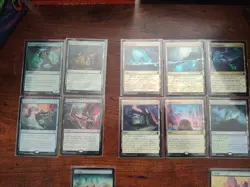 TMC Commander MtG Teenage Mutant Ninja Turtles Lot of 19 SURGE FOIL Lands & More - Image 5