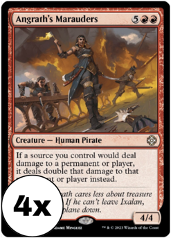 Angrath's Marauders -Playset (x4)- Commander: the Lost Caverns of Ixalan Regular - Image 1