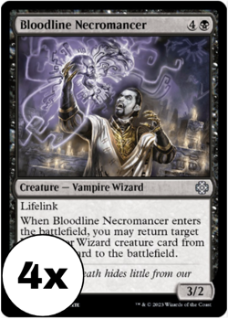 Bloodline Necromancer - Playset (x4) - Commander: the Lost Caverns of Ixalan - Image 1